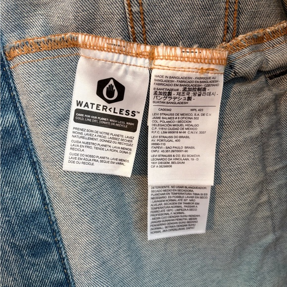Levi's Classic Blue Denim Trucker Jacket - Picture 10 of 13